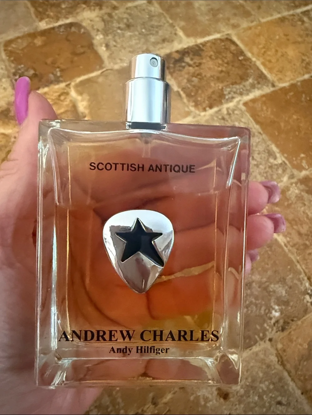 Scottish Antique Andrew Charles Fragrance - Amber Bottle
